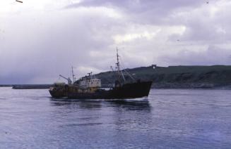 trawler Lindenlea in Aberdeen harbour 