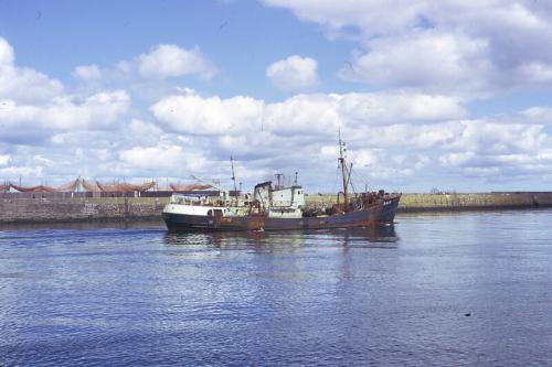 trawler Lindenlea in Aberdeen harbour