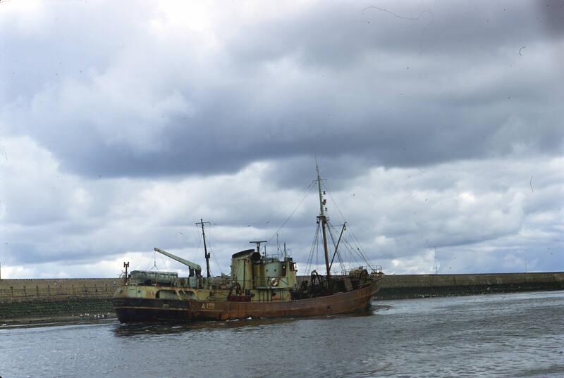 trawler Mount Eden in Aberdeen harbour