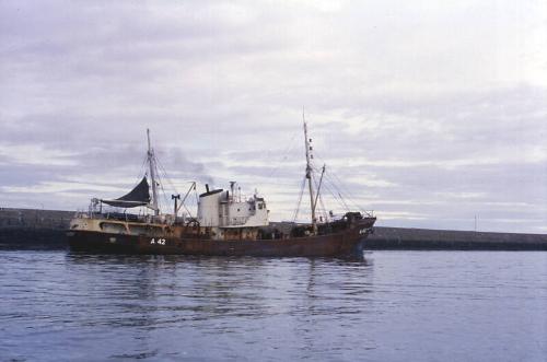 trawler Mount Everest in Aberdeen harbour