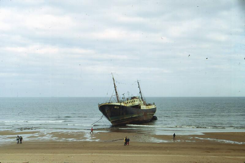 Polish trawler Nurzec ashore at Murcar 