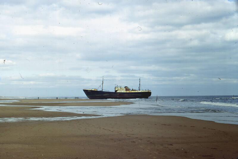 Polish trawler Nurzec ashore at Murcar