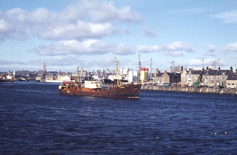 trawler Janwood at Aberdeen Harbour 