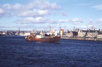 trawler Janwood at Aberdeen Harbour 