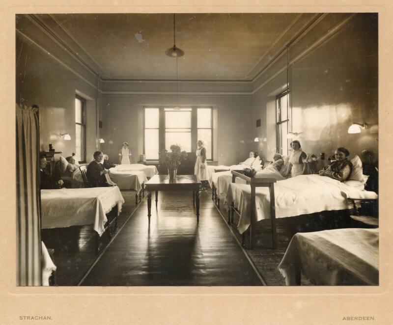 Ward with Nurses and Patients, Possibly the House of Daviot