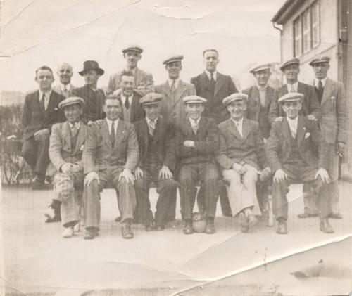 Mains Service Department Employees, Bowling Outing