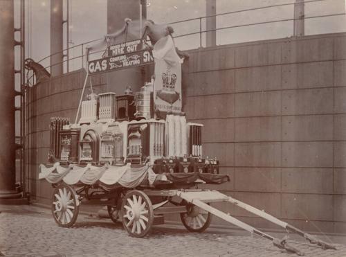 Decorated Cart Celebrating Coronation George V, By Gasholder