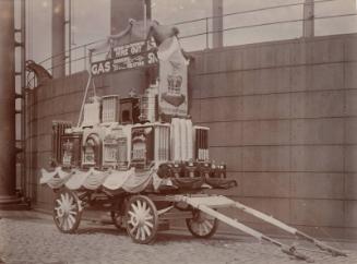 Decorated Cart Celebrating Coronation George V, By Gasholder