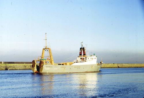 stern trawler Ben Asdale in Aberdeen harbour