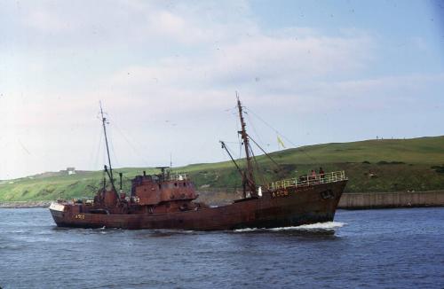 trawler Ben Gairn in Aberdeen harbour