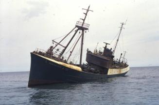 trawler Ben Gulvain, apparently aground