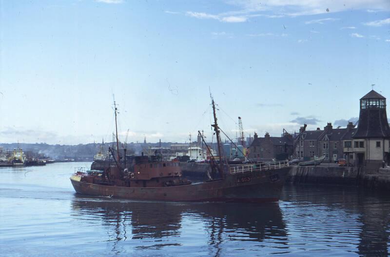 trawler Ben Heilem in Aberdeen harbour 