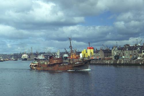 trawler Ben Loyal in Aberdeen harbour