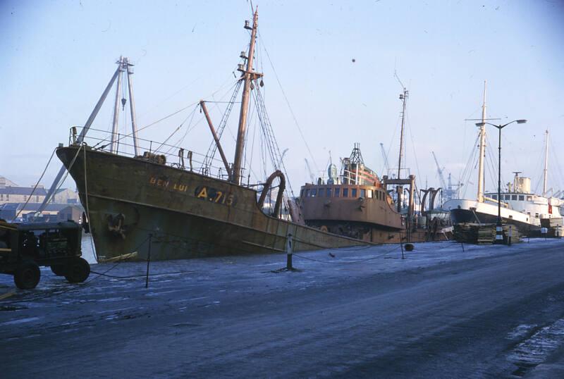 trawler Ben Lui in Aberdeen harbour 