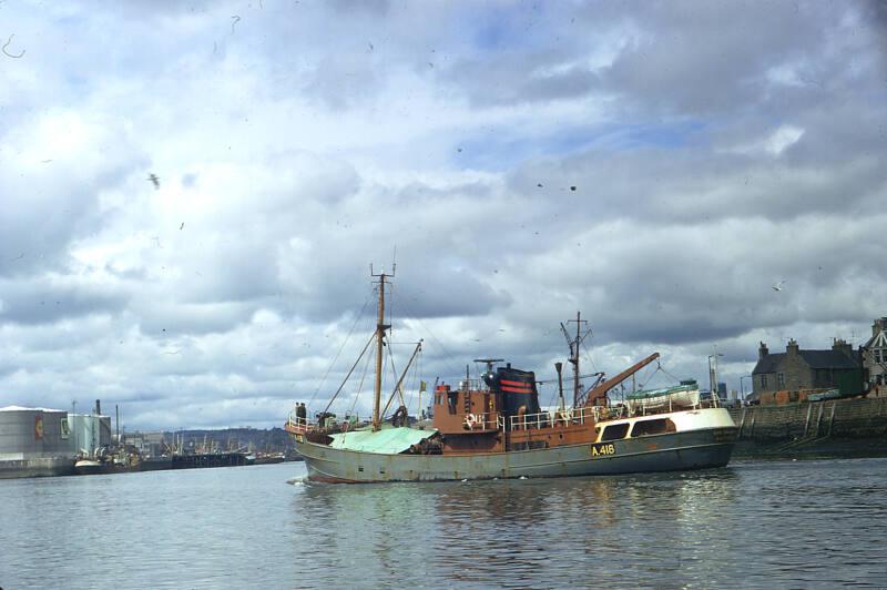 trawler Ben Tarbert in Aberdeen harbour