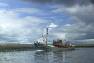 trawler Ben Tarbert in Aberdeen harbour