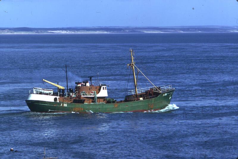 trawler Admiral Mountbatten at sea