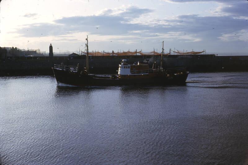 the trawler Boston Sea Hawk in Aberdeen harbour