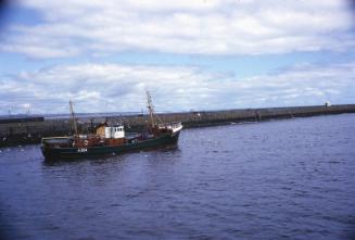 trawler Craiglynne in Aberdeen harbour 