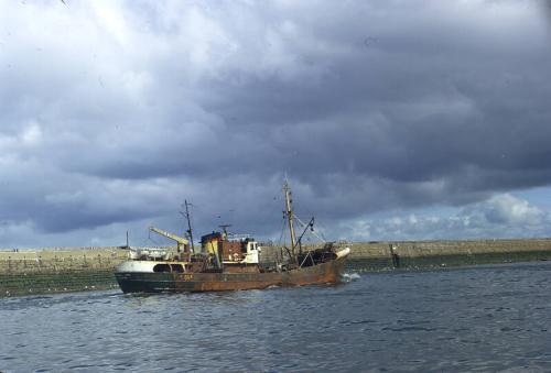 trawler George R Wood in Aberdeen harbour