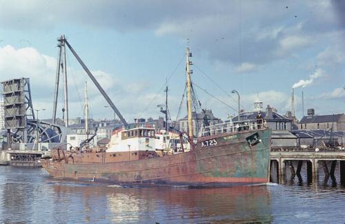 trawler Netherley in Aberdeen harbour