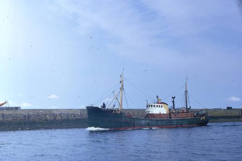 trawler Strathallan in Aberdeen harbour
