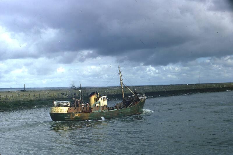 trawler Stratherrick in Aberdeen harbour