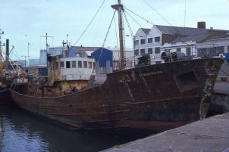 trawler Strathdon in Aberdeen harbour