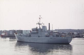 patrol vessel HMS Jersey in Aberdeen harbour
