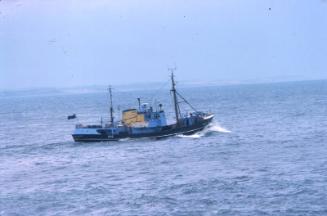 fishery research vessel Sir William Hardy at sea