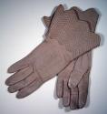 Pair of Grey Leather Gloves