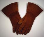 Ladies Suede Gauntlet Gloves