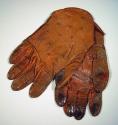 Ladies Brown Leather Gloves