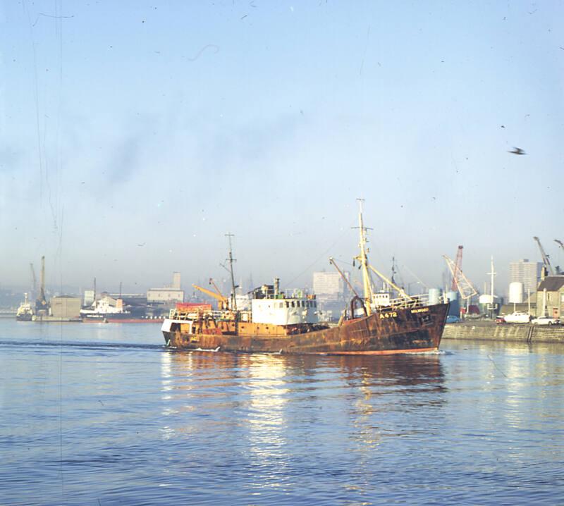 trawler Milwood in Aberdeen Harbour