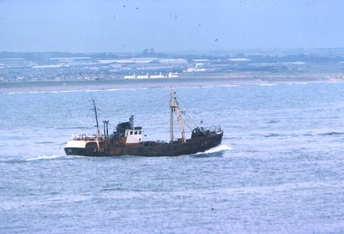 trawler Sealgair at sea