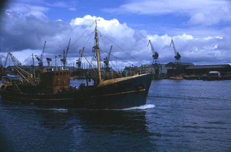 trawler Summervale in Aberdeen Harbour