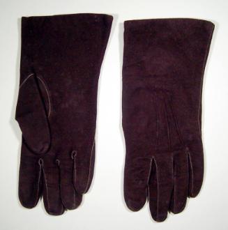 Ladies Short Suede Gloves