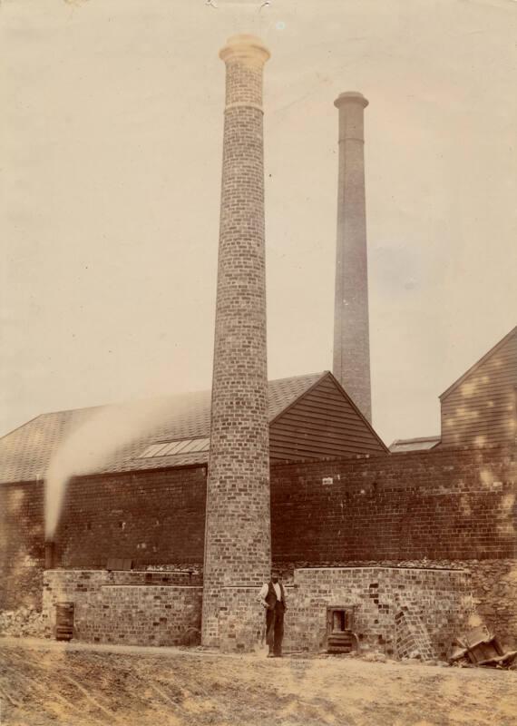 Evaporating Pans at Cyanide Plant