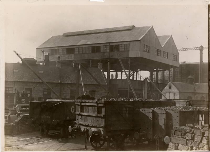 Wagons by Purifiers at Gasworks