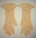 Beige Crocheted Gloves