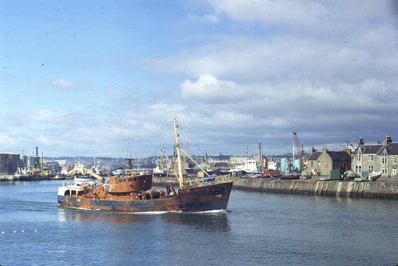 Trawler Birchlea in Aberdeen Harbour