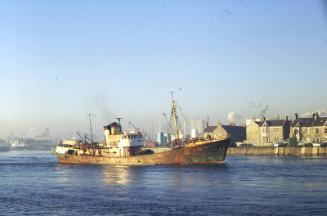 trawler Braconhill in Aberdeen harbour 
