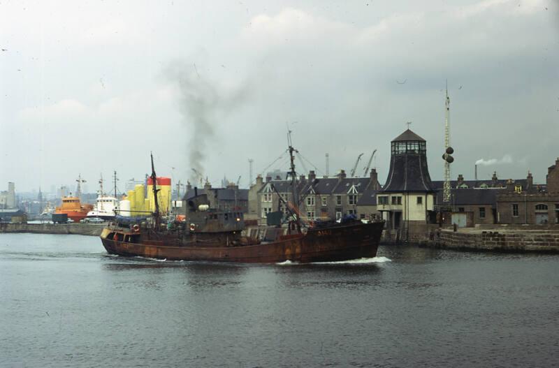 trawler David Wood in Aberdeen Harbour 