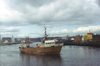 Trawler Glen Coe in Aberdeen harbour