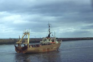 Trawler Glen Coe in Aberdeen harbour 