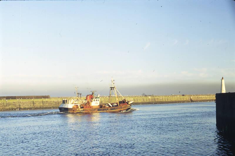 trawler Glen Esk in Aberdeen harbour
