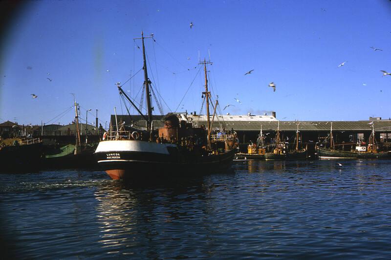 Trawler Luneda in Aberdeen harbour