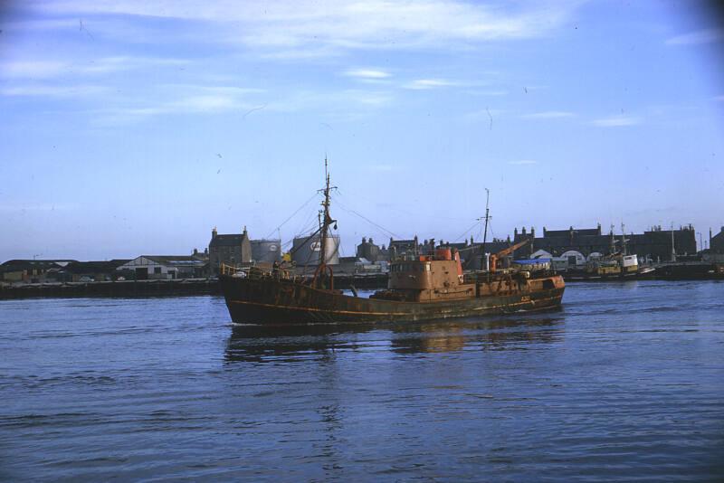 Trawler Partisan in Aberdeen Harbour