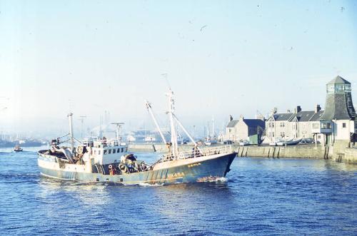 Trawler Semla in Aberdeen harbour