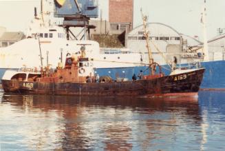 Colour Photograph Showing The Starboard Side Of Trawler 'david John'up For Sale, Dec. 1988